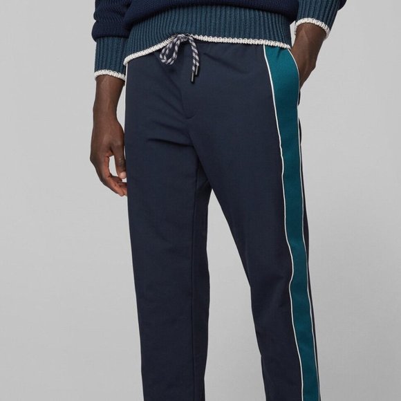 Hugo Boss Mens 'Kirio' Navy Relaxed Fit Drawstring Joggers Pants 30(46 EU) - Picture 2 of 7